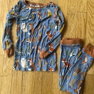 Little Sleepies Blue Woodland Animals 4T Long Sleeve/Pants